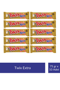 Twix Extra 75 gr x 10 Adet