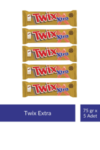 Twix Extra 75 gr x 5 Adet
