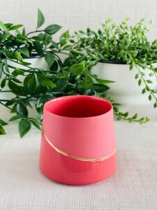 Piavol Seramik Kırmızı Küçük Bardak