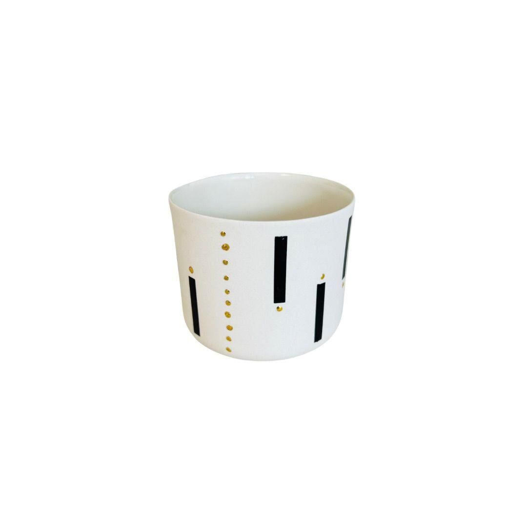 Piavol Seramik Siyah Çizgili Bardak