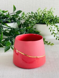 Piavol Seramik Kırımızı Büyük Bardak