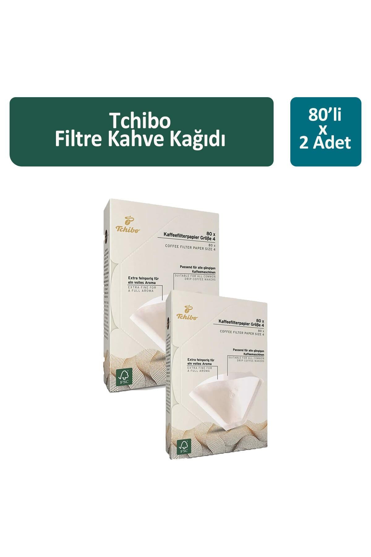 Tchibo Filtre Kahve  Kağıdı 80 li x 2 Adet