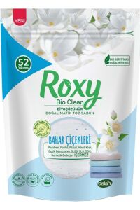Roxy Bio Clean Matik Sabun Tozu 1.6kg Bahar Çiçekleri (4 Lü Set) (208 Yıkama)