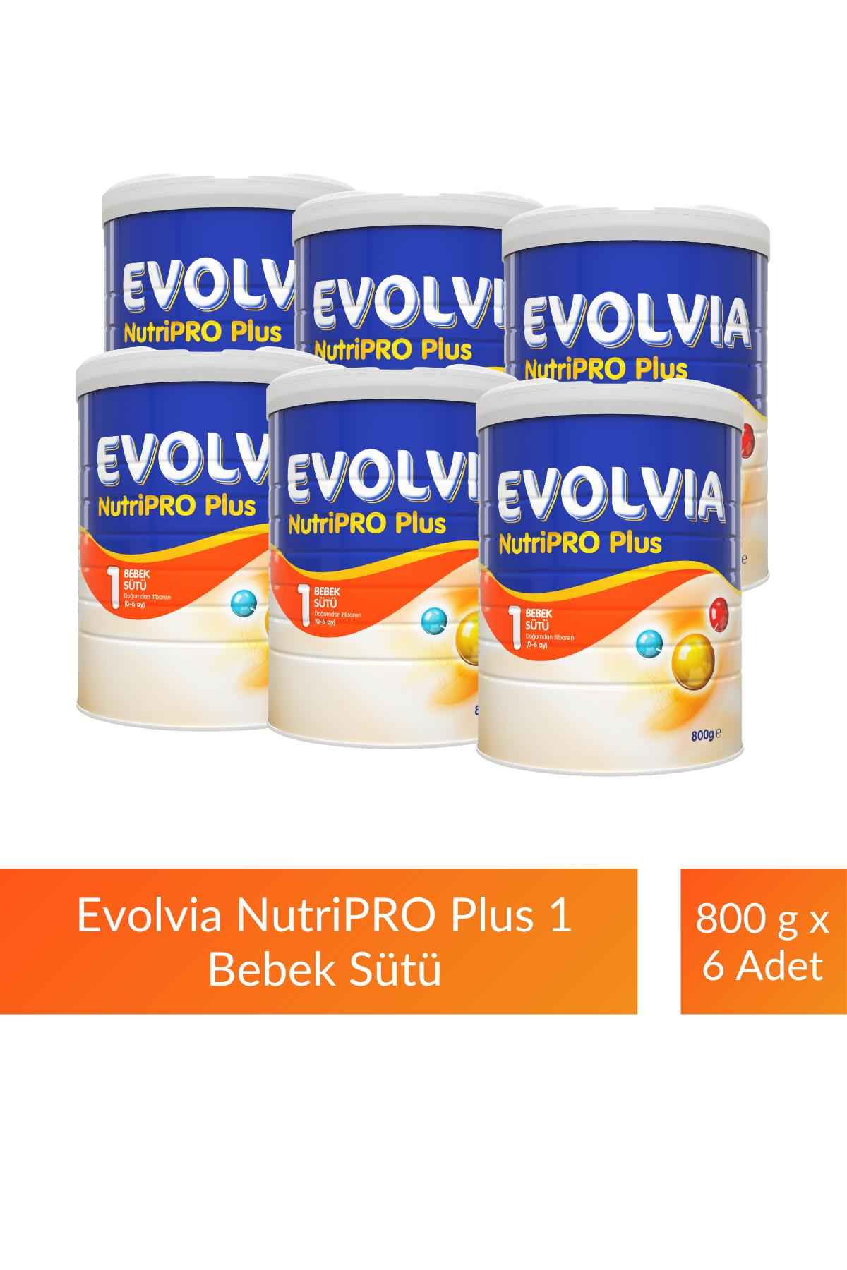 Evolvia NutriPRO Plus 1 Bebek Sütü 800 gr x 6 Adet