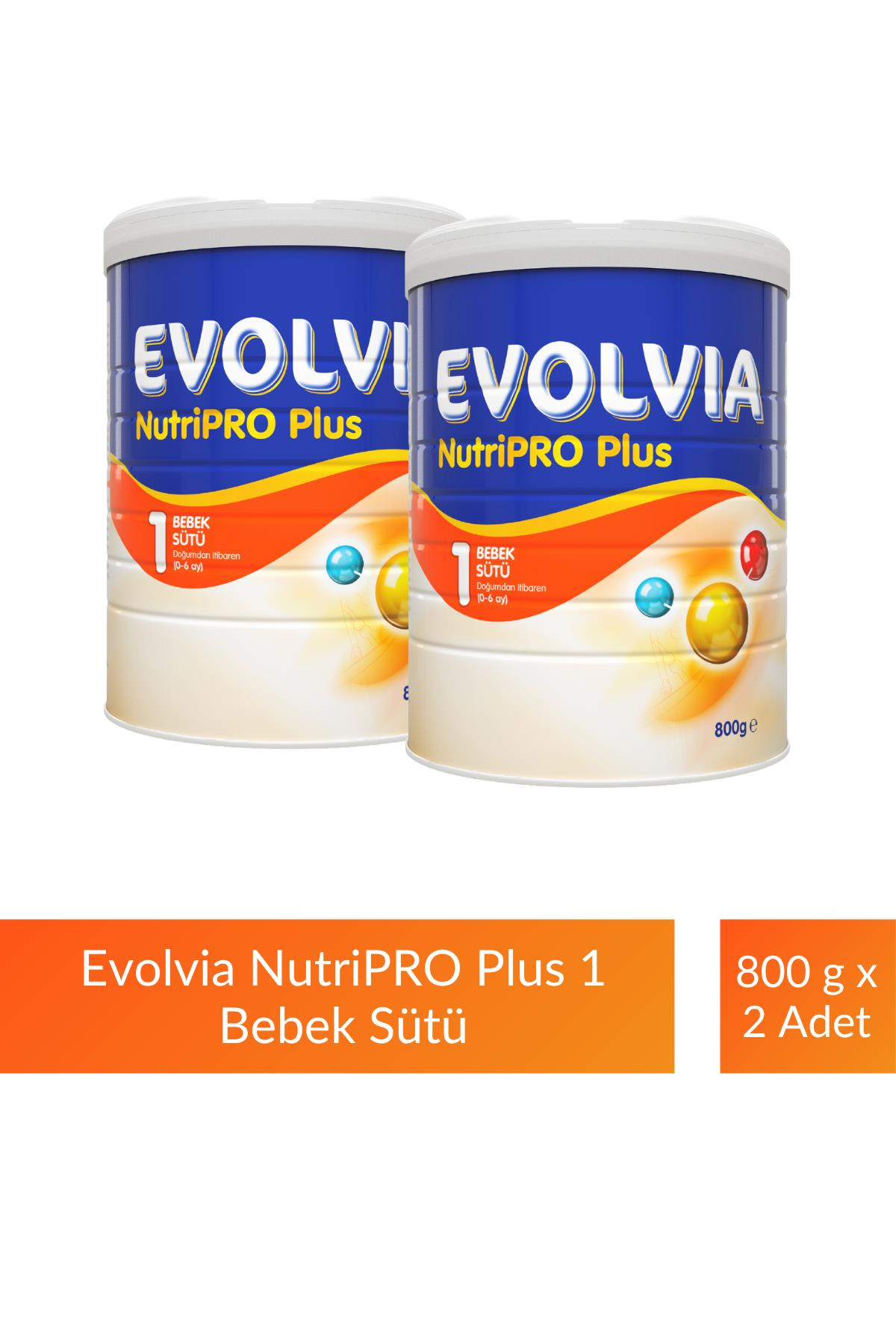 Evolvia NutriPRO Plus 1 Bebek Sütü 800 gr x 2 Adet