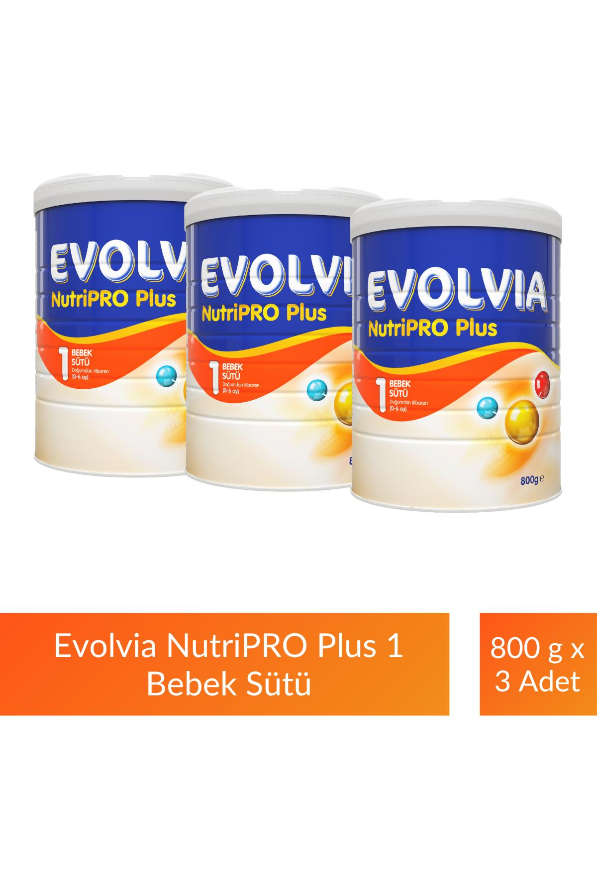 Evolvia NutriPRO Plus 1 Bebek Sütü 800 gr x 3 Adet