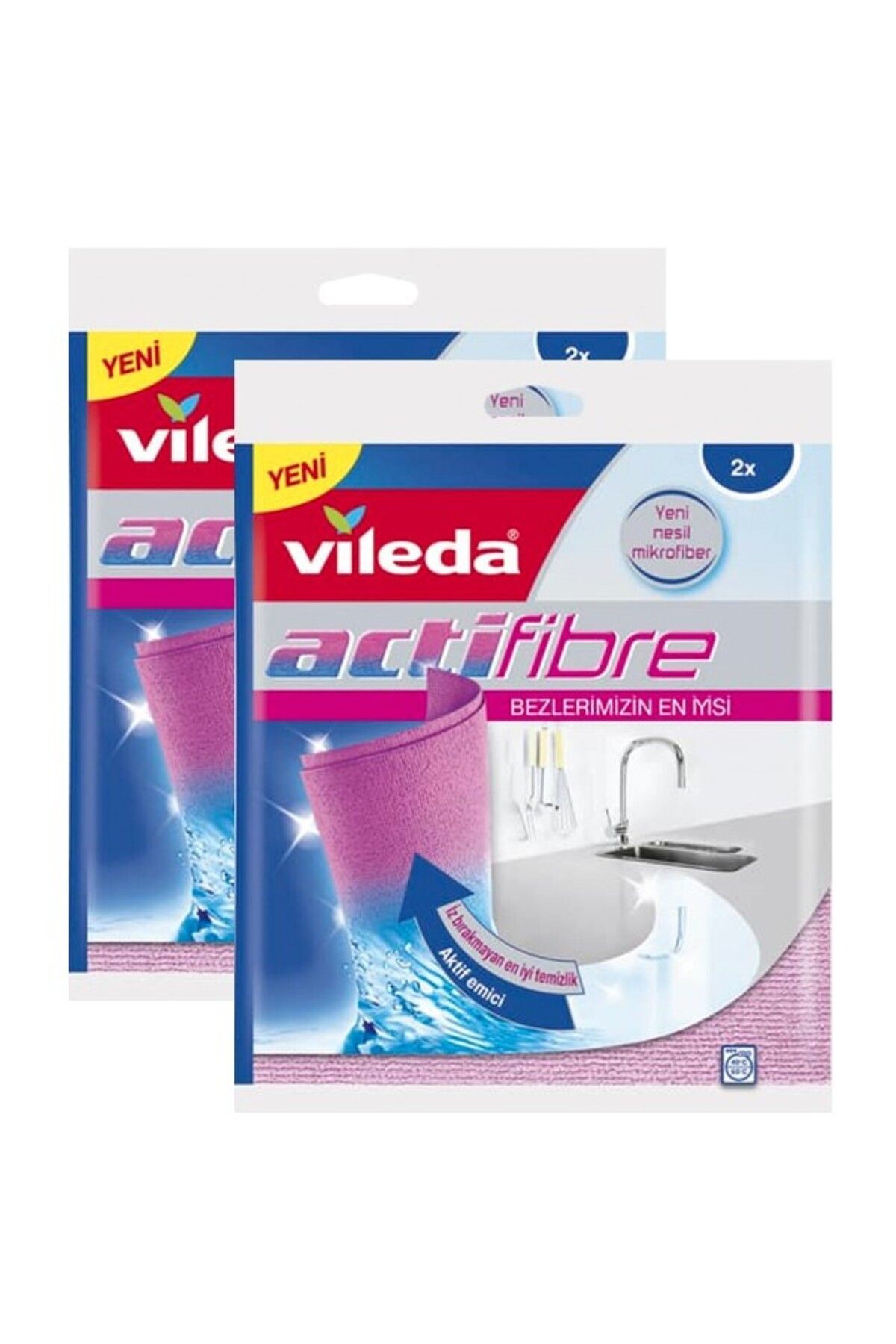 Actifibre Temizlik Bezi 2 Li X 2 Adet