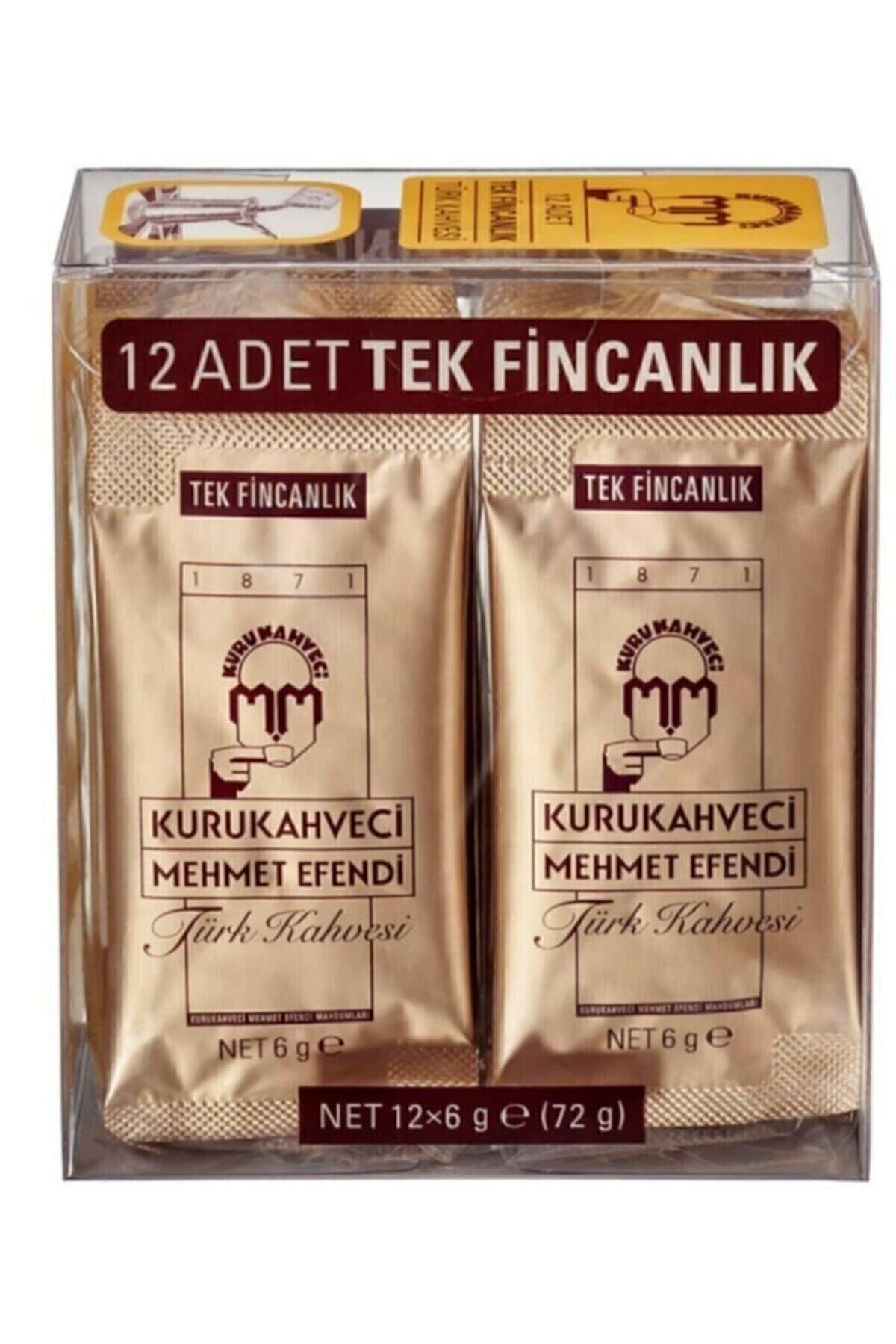 MEHMETEFENDİ TEK FİNCAN KAHVE 6 GRAM 12 ADET