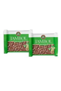 Bütün Antep Fıstığı Tambol Kare Çikolata 77 Gram x (10 adet)