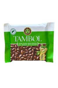Bütün Antep Fıstığı Tambol Kare Çikolata 77 Gram x (10 adet)