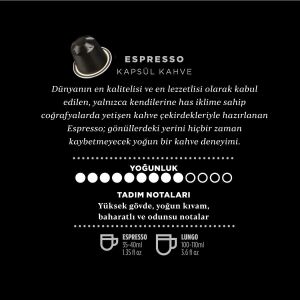 Kahve Dünyası Espresso Süper Karışım Kapsül Paketi 70 Kapsül