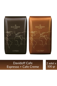 Davidoff Cafe Crema ve Espresso Whole Beans Çekirdek 500 gr x 2 Adet