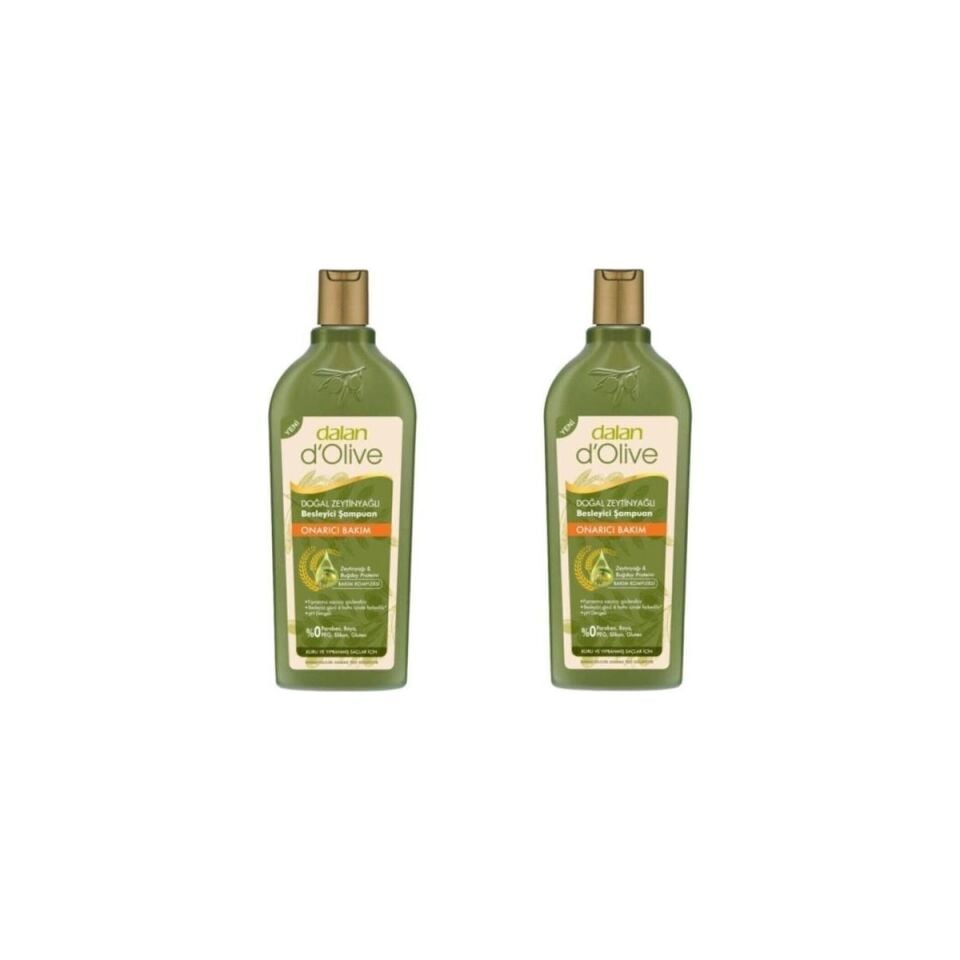 D’olive Zeytinyağlı Onarıcı Şampuan 400 ml 2 Adet Standart İçerik ile Erkekler İçin