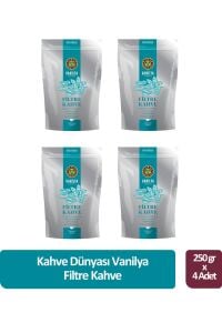 Kahve Dünyası Vanilya Filtre Kahve 250 gr x 4 Adet