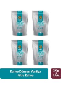 Kahve Dünyası Vanilya Filtre Kahve 250 gr x 4 Adet