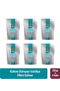Kahve Dünyası Vanilya Filtre Kahve 250 gr x 6 Adet