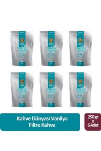 Kahve Dünyası Vanilya Filtre Kahve 250 gr x 6 Adet