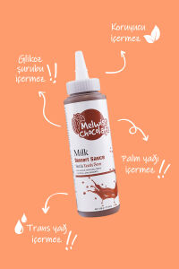Melwiss Chocolate Sütlü Tatlı Sos 330 gr- Waffle & Krep & Pankek Sosu