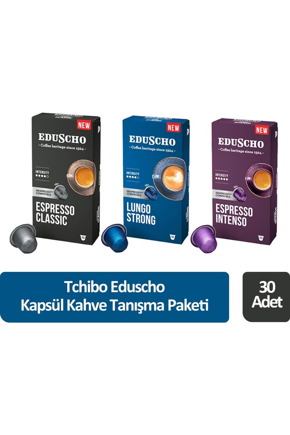 Tchibo Eduscho Kapsül Kahve Tanışma Paketi 30 Kapsül