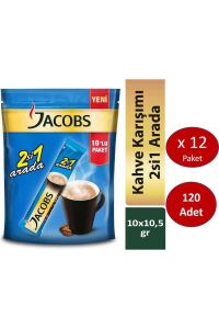 Jacobs 2si1 Arada 120 Adet Stick Kahve (10 x 12 Paket)