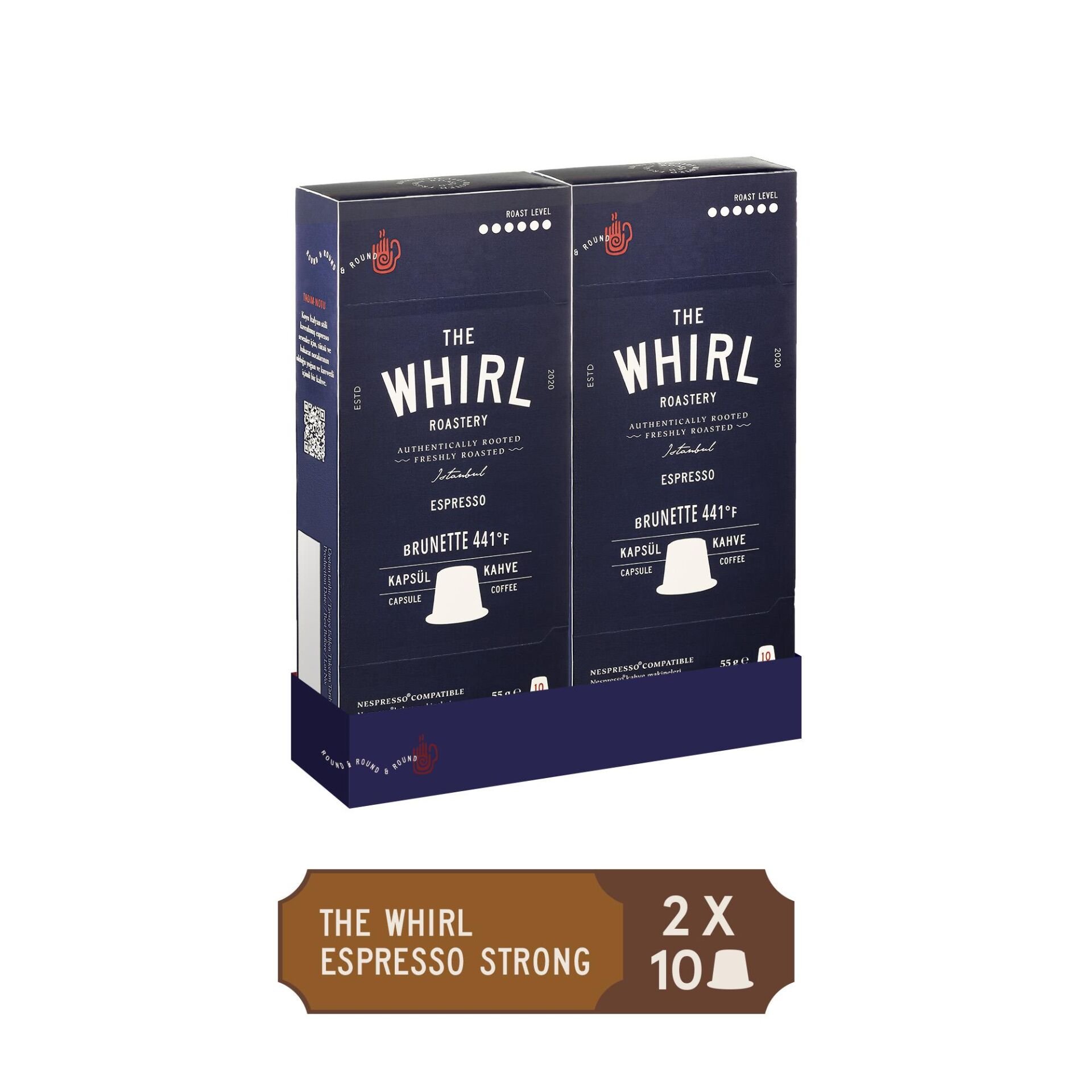 The Whirl Espresso Strong Kapsül Kahve Fırsat Paketi 10 Adet x 2 Paket