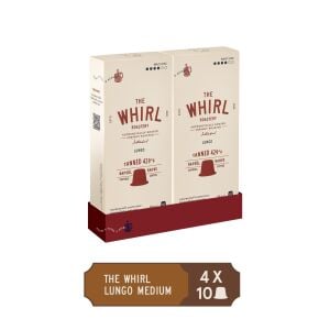 The Whirl Lungo Medium Kapsül Kahve Fırsat Paketi 10 Adet x 2 Paket