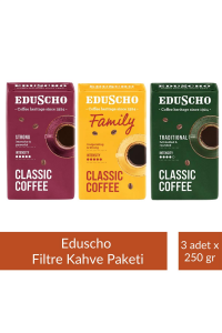 Tchibo Eduscho Filtre Kahve Tanışma Paketi 250 gr x 3 Adet