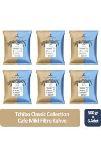 Tchibo Classic Cafe Mild Filtre Kahve 500 gr x 6 Adet