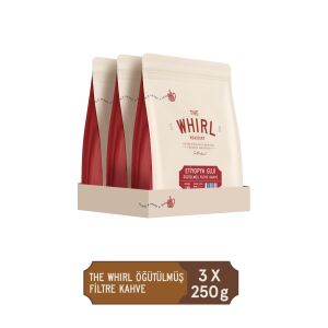 The Whirl Etiyopya Guji Öğütülmüş Filtre Kah 250 gr x 3 Adet