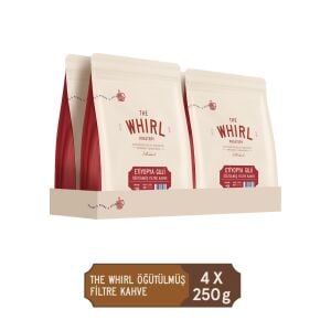 The Whirl Etiyopya Guji Öğütülmüş Filtre Kah 250 gr x 4 Adet