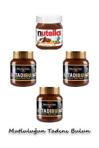 Abdurrahman Tatlıcı Tadıbu 330 gr x 3 Adet + Nutella 400 gr