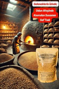 Odun Ateşinde Kavrulmuş Susam 1 Kg