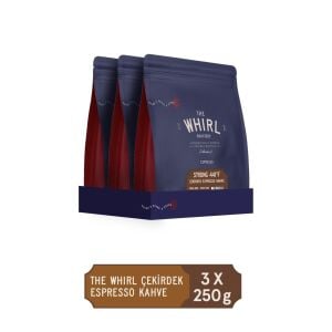 The Whirl Strong 441°F Çekirdek Espresso Kahve 250 gr x 3 Adet