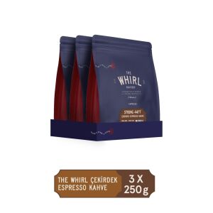 The Whirl Strong 441°F Çekirdek Espresso Kahve 250 gr x 3 Adet