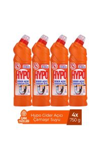 HYPO GİDER AÇICI ÇAMAŞIR SUYU ÇAM TAZELİĞİ 750 GR x 4 ADET