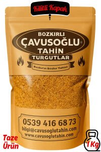 Odun Ateşinde Kavrulmuş Kepeksiz Bozkır Tahini 930g + Odun Ateşinde Kavrulmuş Susam 1000g