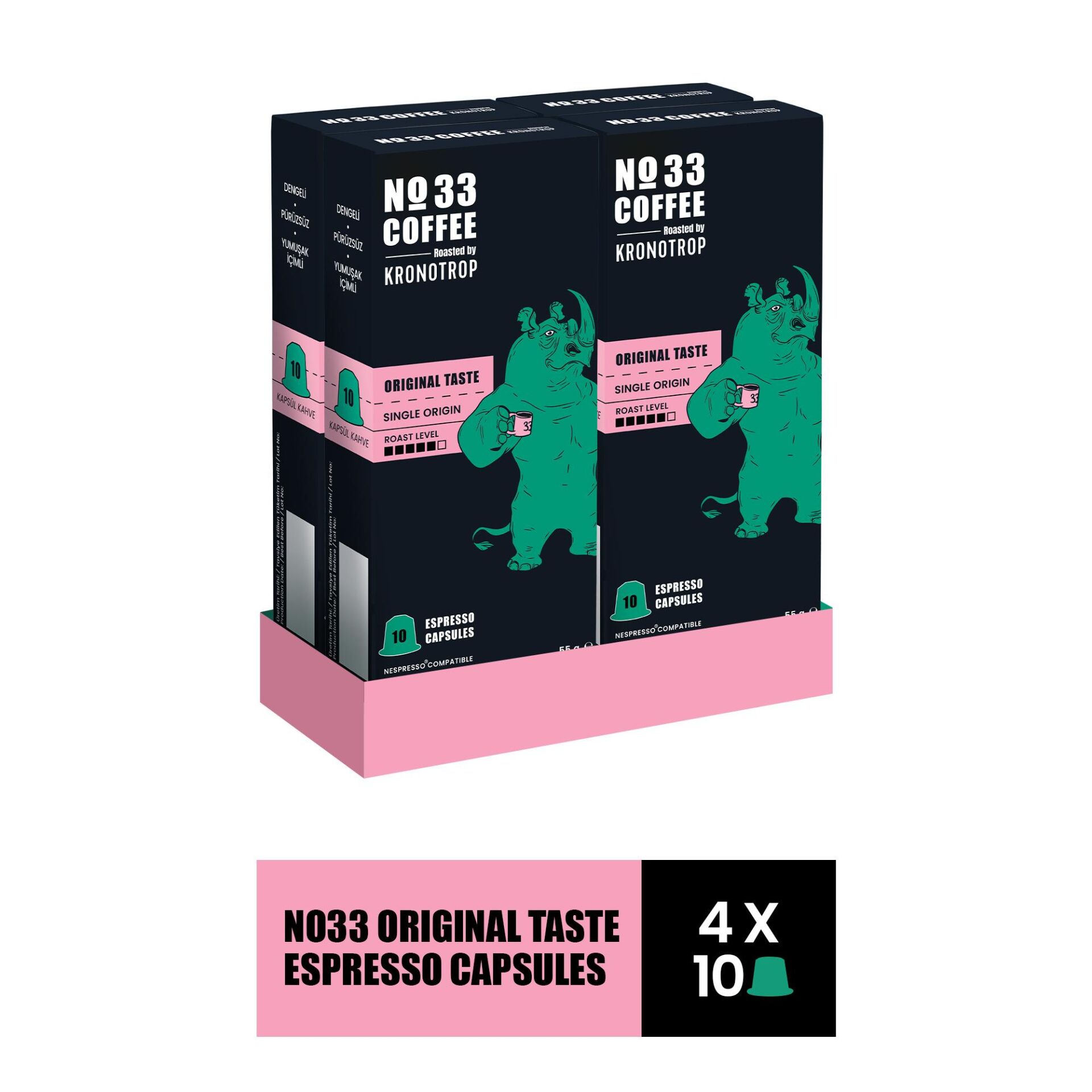No 33 Espresso Orginal Tat Kapsül 55 gr x 4 Adet