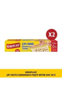 Çift Kilitli Dondurucu Poşeti Büyük Boy 10lu X2 Ad