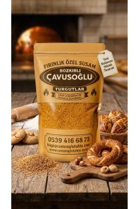 Odun Ateşinde Kavrulmuş Sarı Simitlik Susam 500g