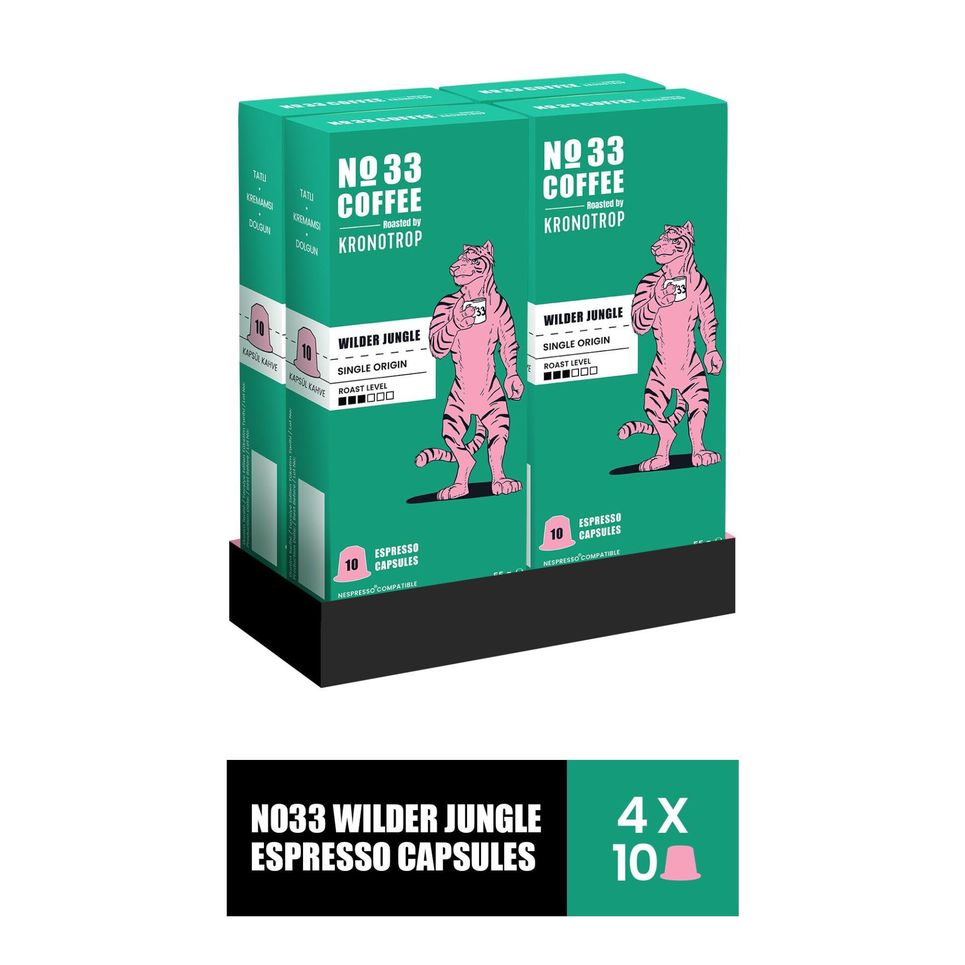 No 33 Espresso Wilder Jungle Kapsül 55 gr x 4 Adet