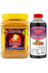 Çavuşoğlu Tahin Kepeksiz 930 gr + Çavuşoğlu Kozalak Pekmezi 1000 gr
