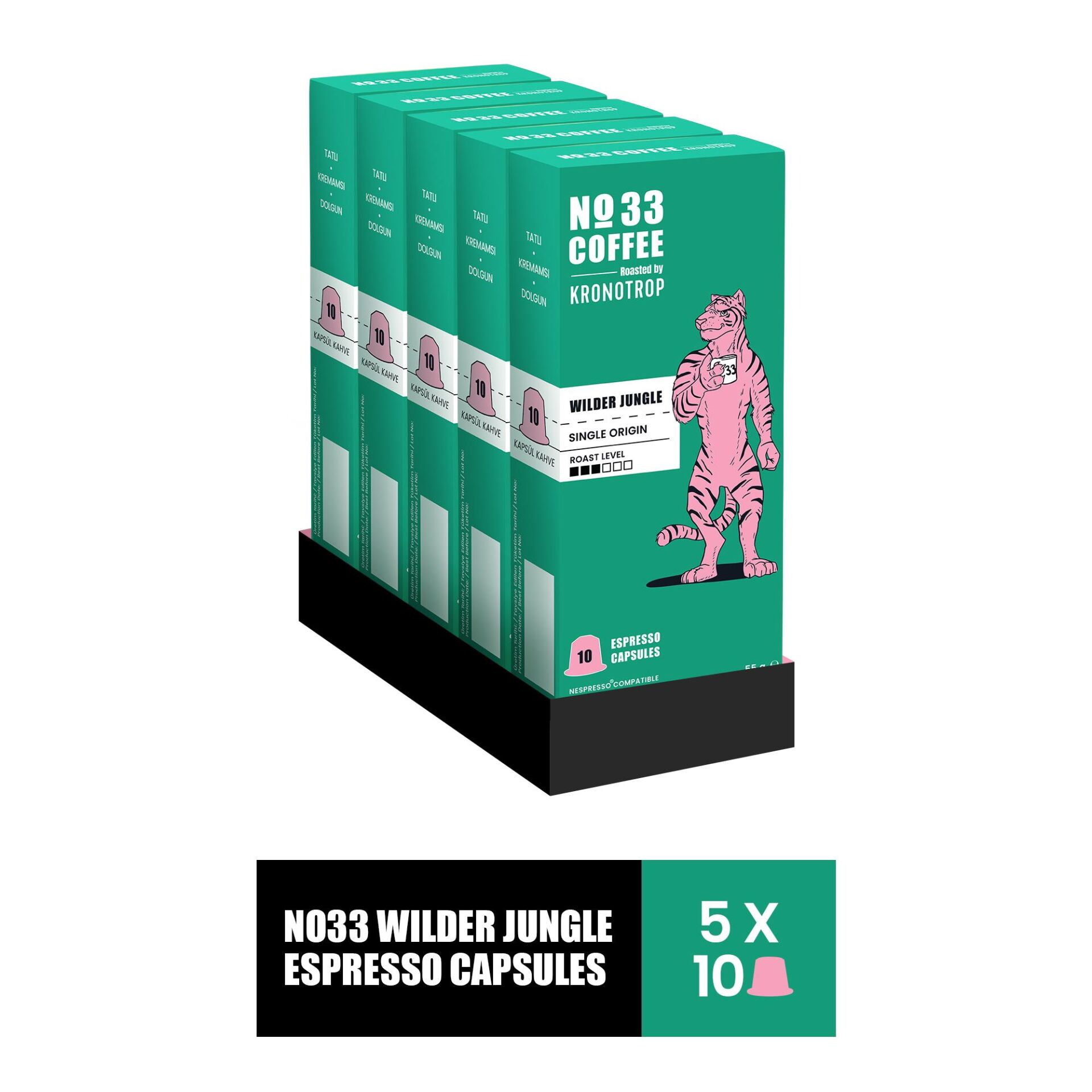 No 33 Espresso Wilder Jungle Kapsül 55 gr x 5 Adet