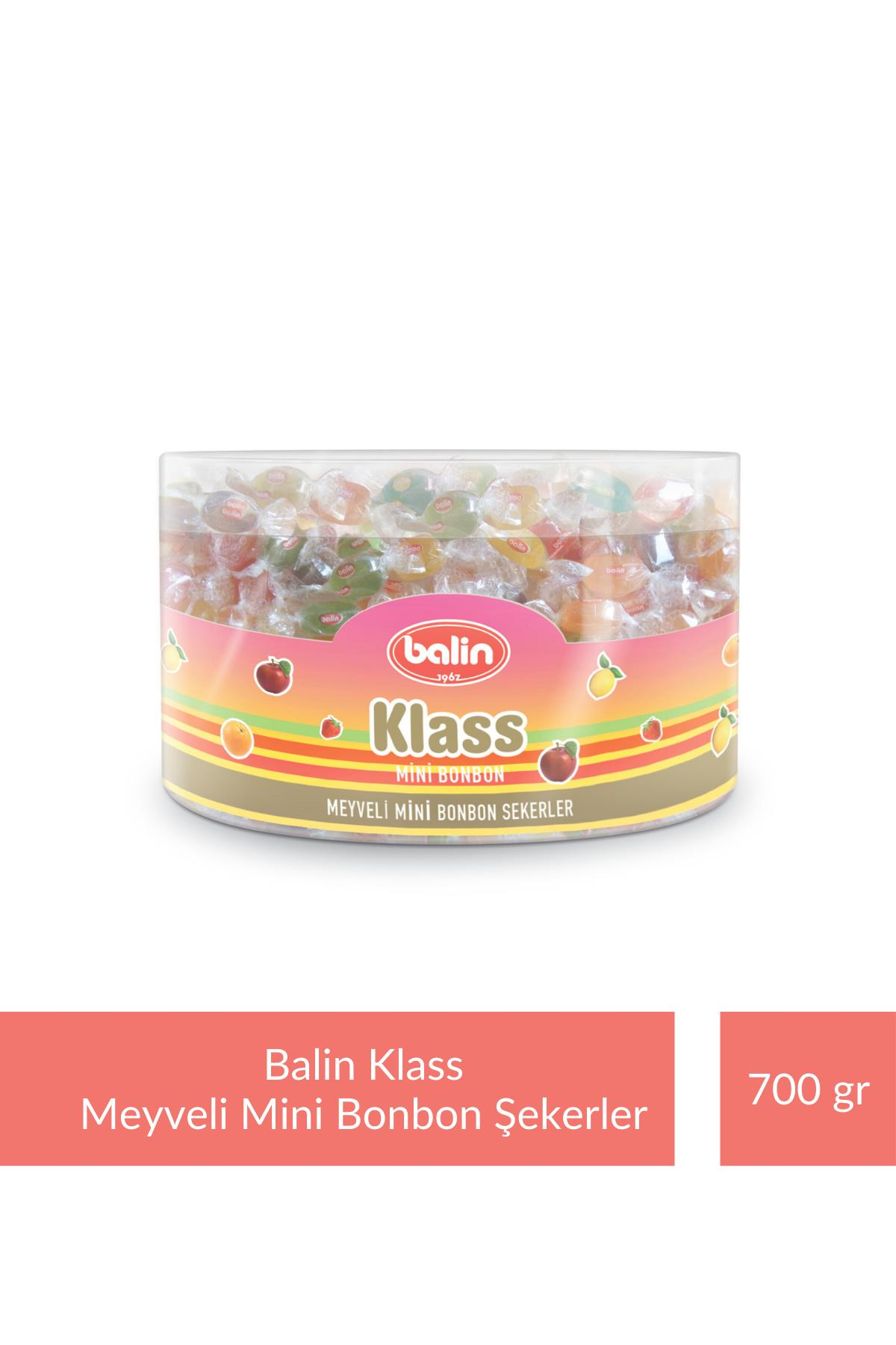 Balin Kutu Klass Meyveli Mini Bonbon Şekerler 700 gr