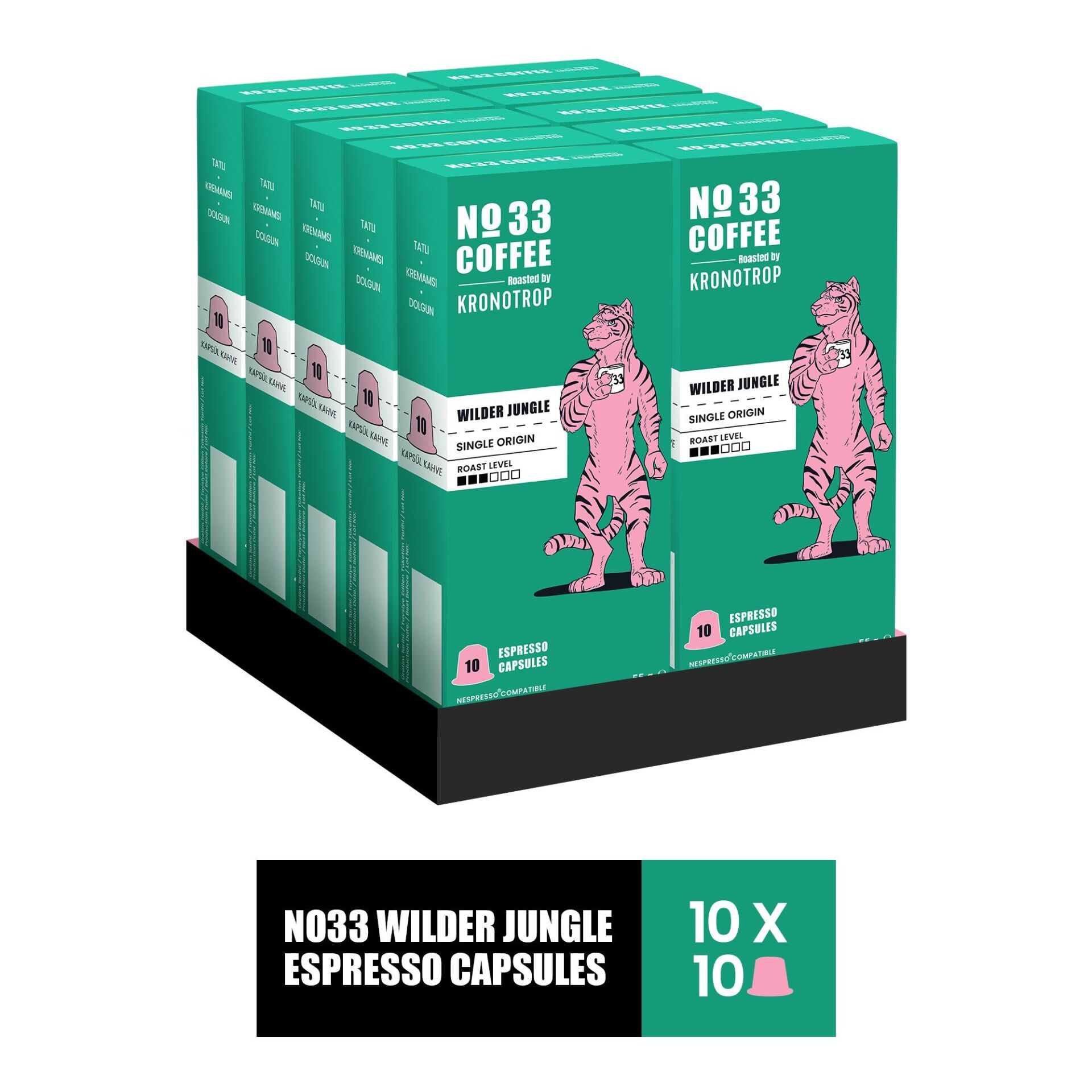 No 33 Espresso Wilder Jungle Kapsül 55 gr x 10 Adet