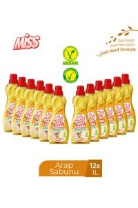 Miss Sıvı Arap Sabunu 1 L X 12 Adet