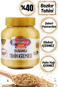Susamlı Tahin Kreması 330g + Kakaolu Tahin Kreması 330g