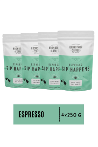Kronotrop Sip Happens Espresso Çekirdek Kahve 250 gr x 4 Adet