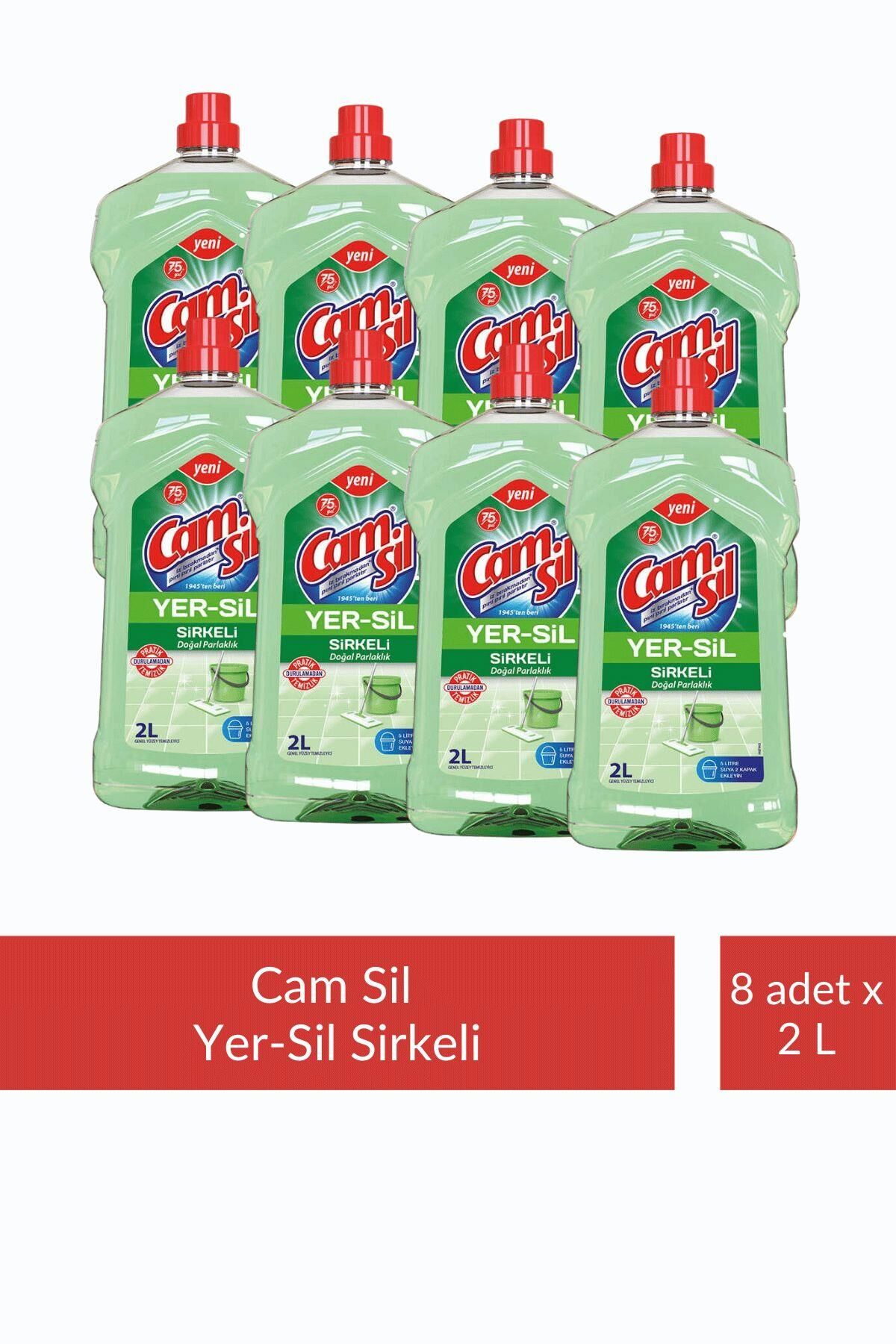 Camsil Yer-Sil Sirkeli 2 lt x 8 Adet
