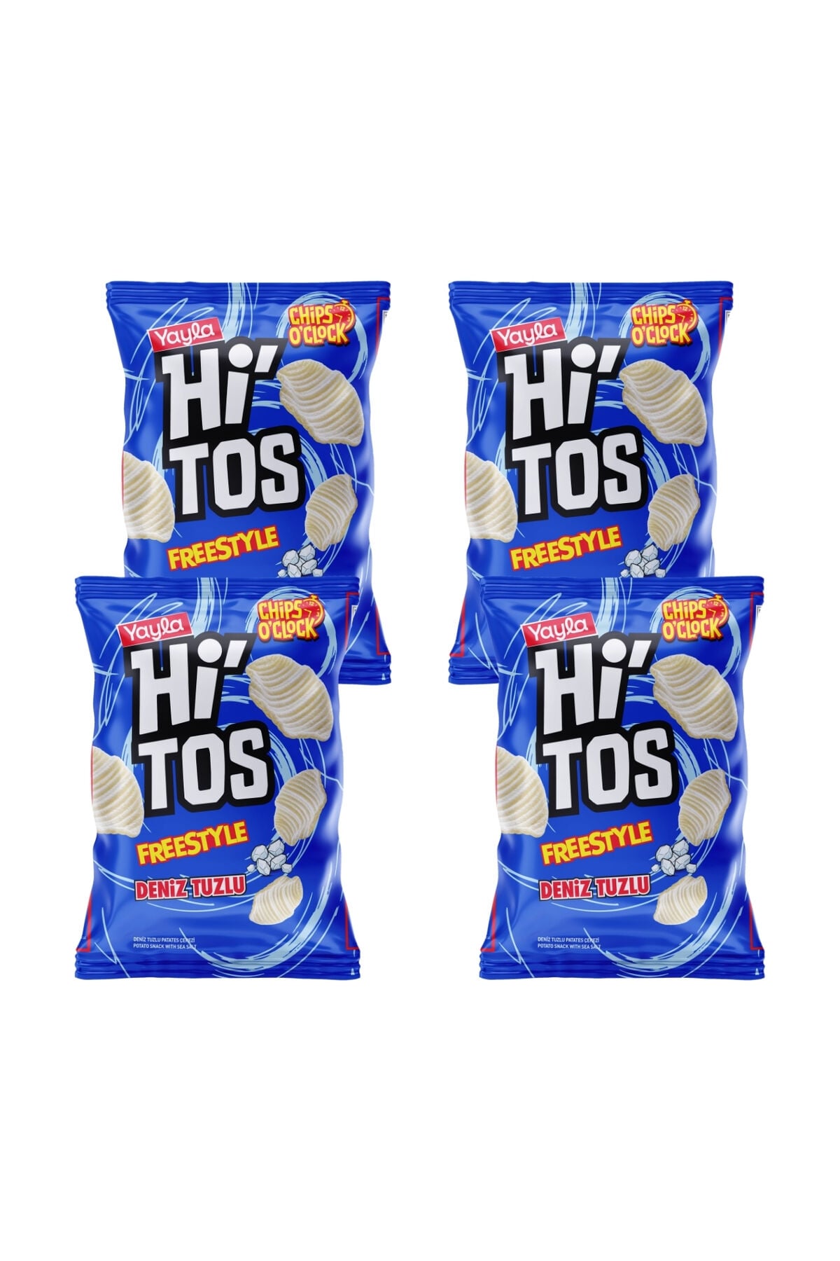 Yayla Hi'tos Freestyle Deniz Tuzlu Patates Çerezi 60 g x4