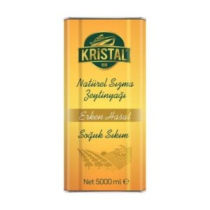 Kristal Erken Hasat Sızma Zeytinyağı 5 Lt Teneke